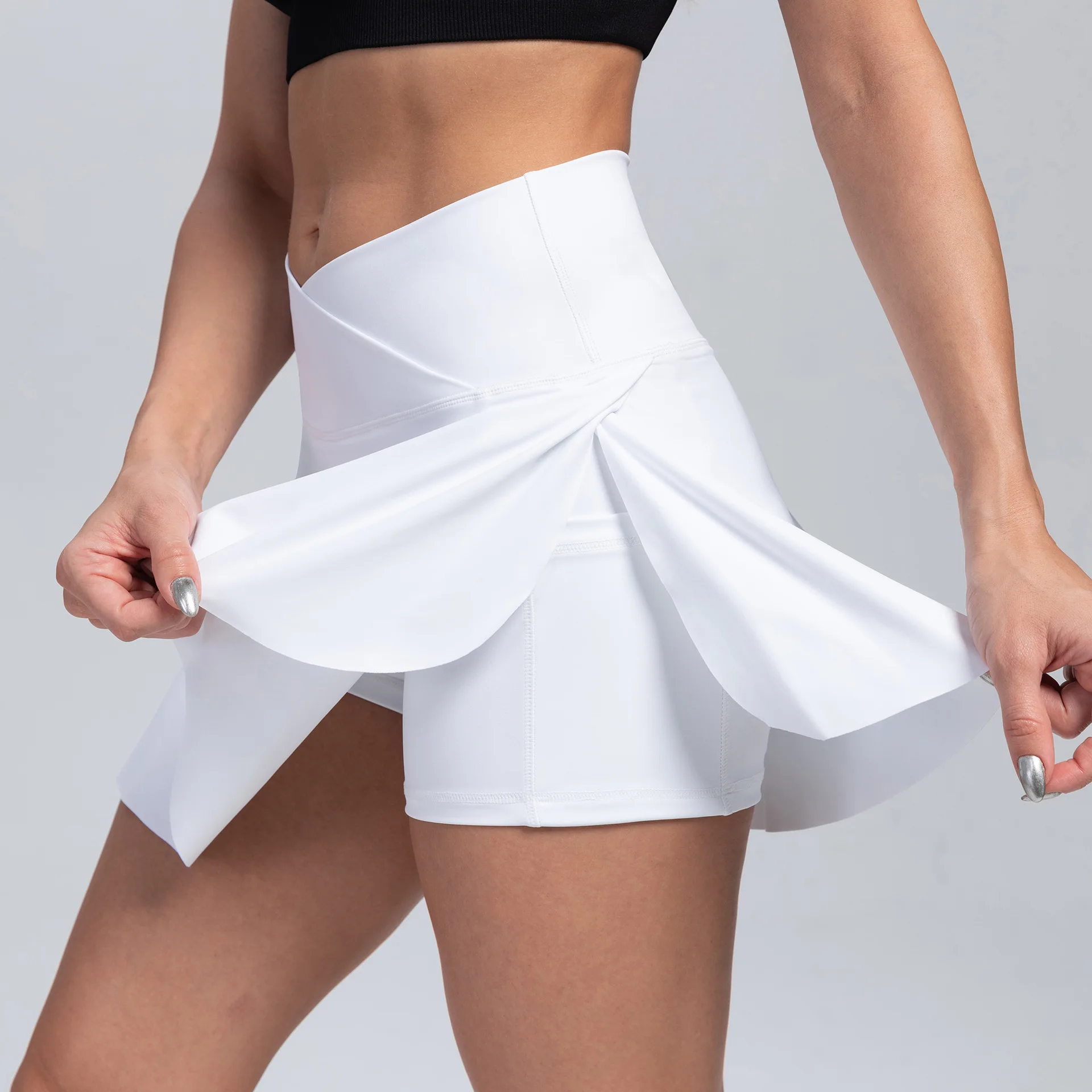 Yoga Fitness Dress - Pakaian Tenis Wanita Rok Olahraga Yoga