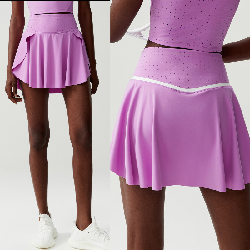 Gaun Tenis Pinggang Tinggi FUB - Yoga Fitness Dress ulasan dan harga