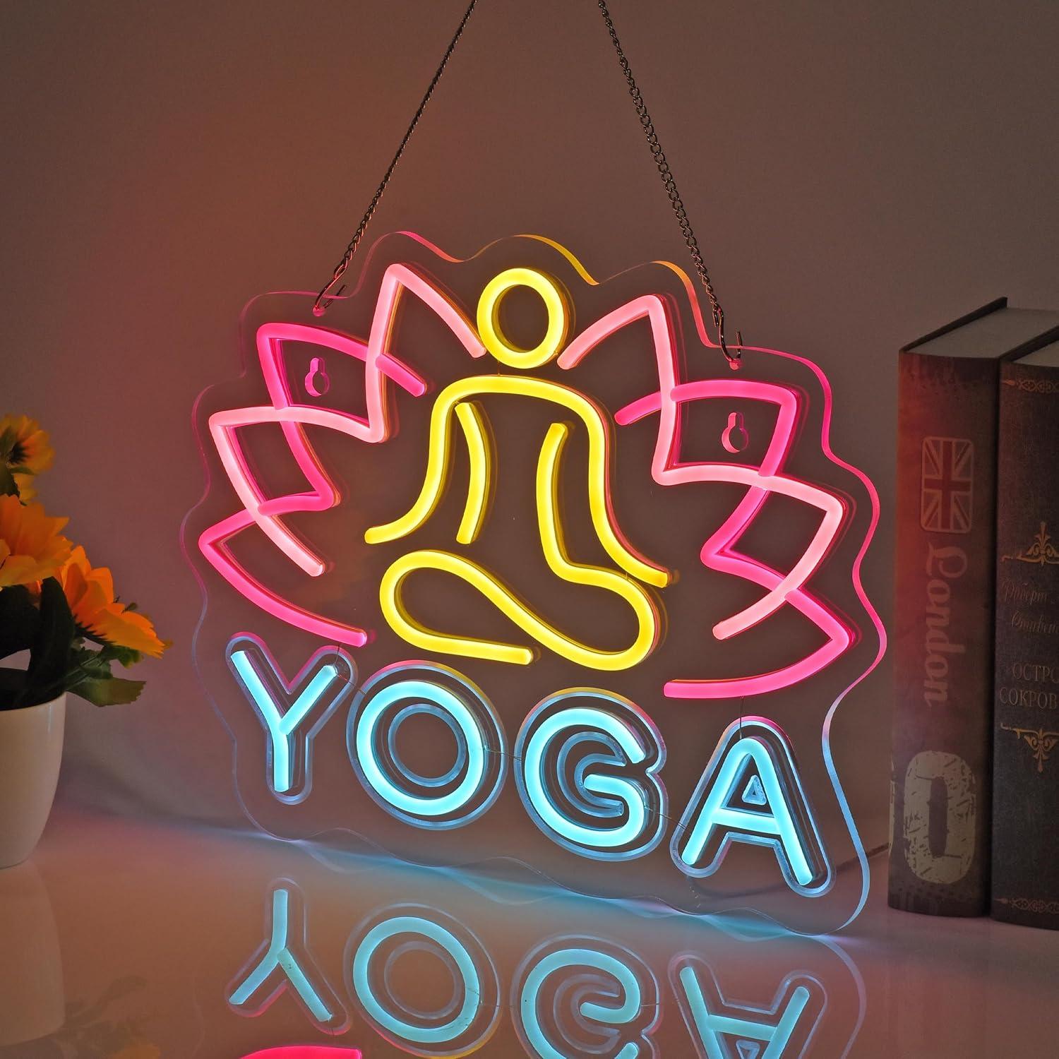 Lampu Neon Yoga, Lampu Neon Ga - Yoga Fitness Room ulasan dan harga
