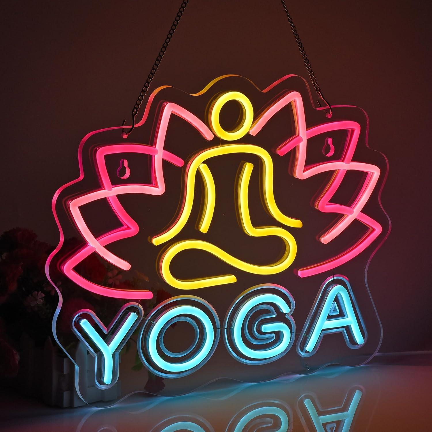 Lampu Neon Yoga, Lampu Neon Ga - Yoga Fitness Room ulasan dan harga