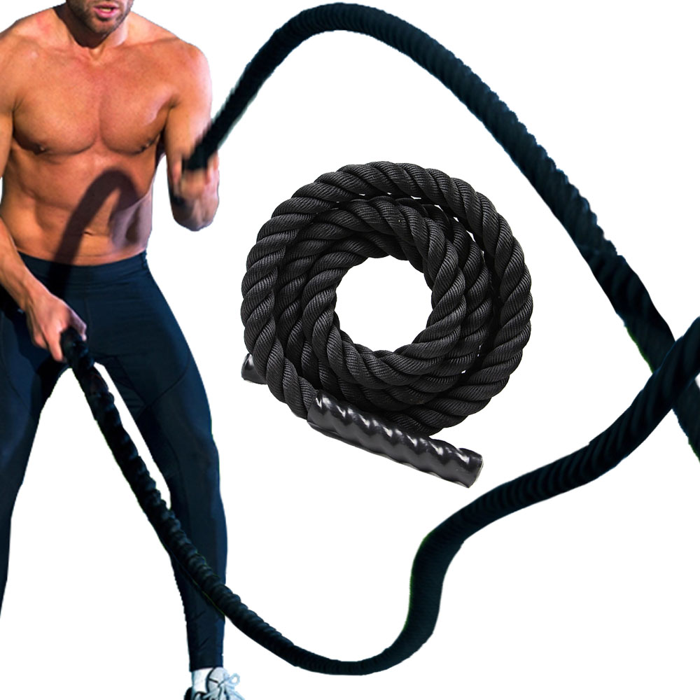 Tali Latihan Poly Dacron Battl - Battle Rope Exercise ulasan dan harga