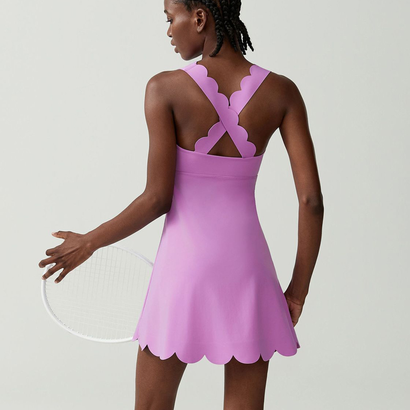 Gaun Yoga Tenis Wanita Warna S - Yoga Fitness Dress ulasan dan harga