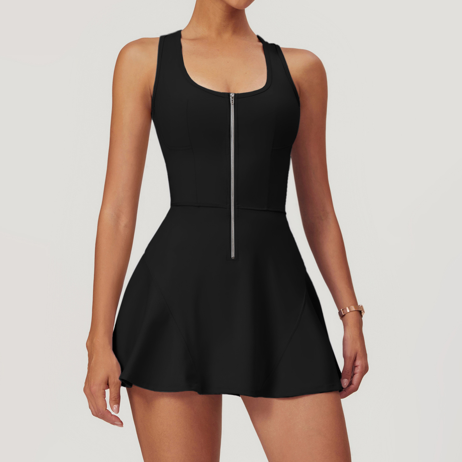 Gaun Tenis Anti Tembus Pandang - Yoga Fitness Dress ulasan dan harga