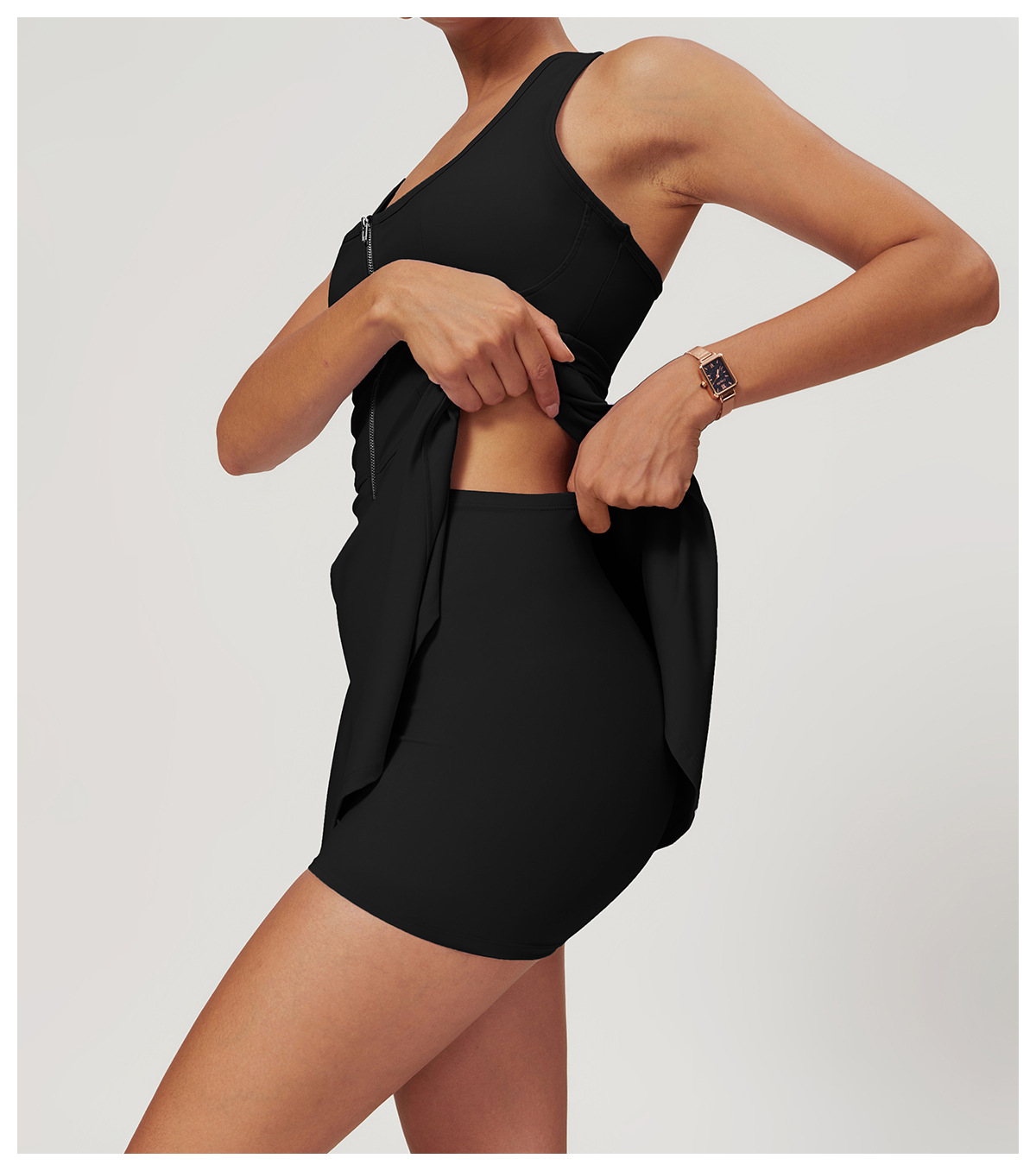 Gaun Tenis Anti Tembus Pandang - Yoga Fitness Dress ulasan dan harga
